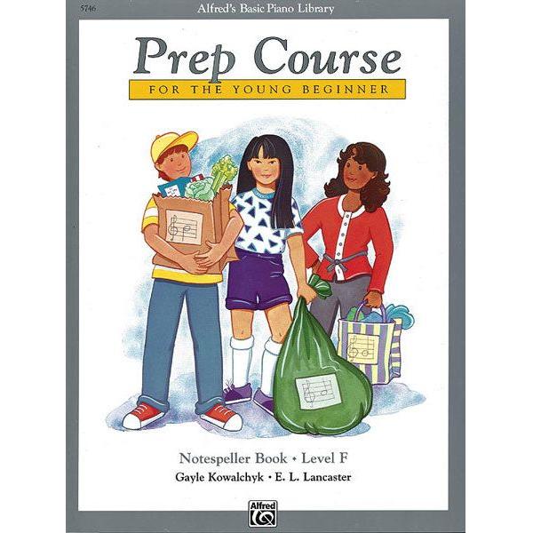 McK Alfred's Basic Piano Prep Course: Notespeller Book F