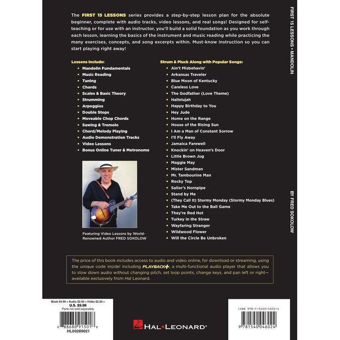 First 15 Lessons - Mandolin