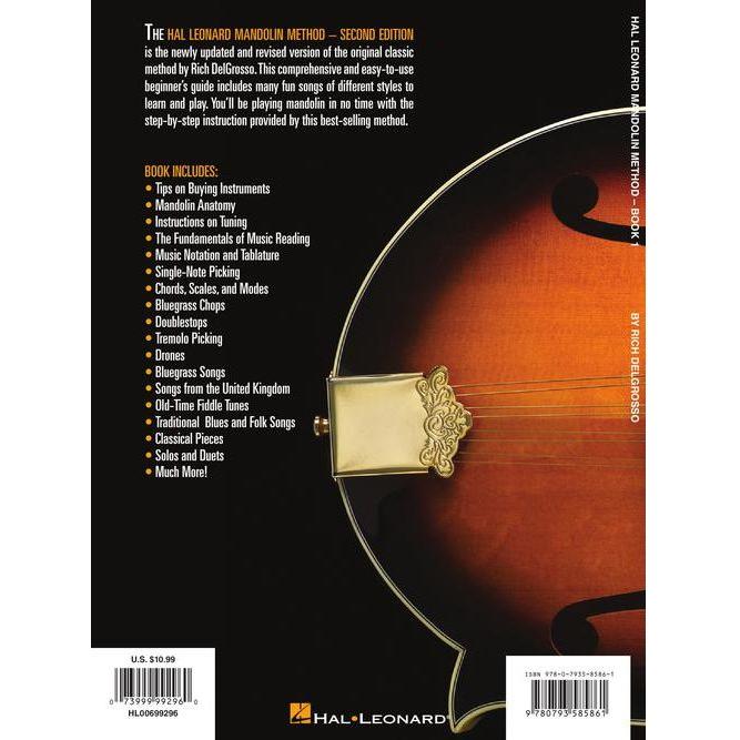 Hal Leonard Mandolin Method - Book 1: Second Edition