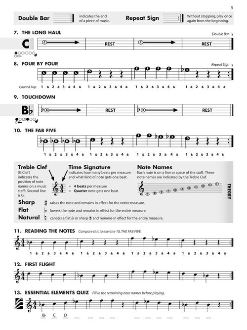 Essential Elements for Band - Flute Book 1 with EEi