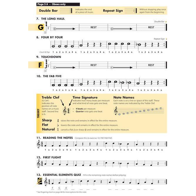 Essential Elements for Band - Oboe Book 1 with EEi