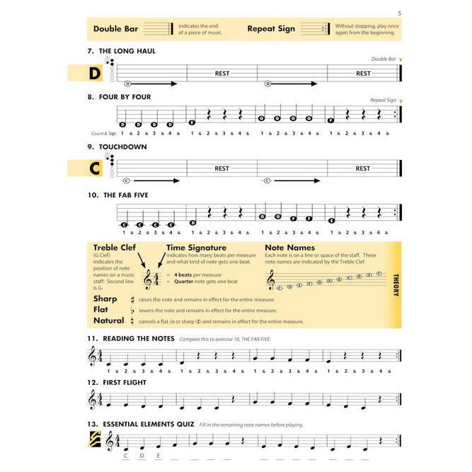Essential Elements for Band - Bb Bass Clarinet Book 1 with EEi