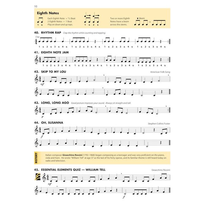 Essential Elements for Band - Bb Bass Clarinet Book 1 with EEi
