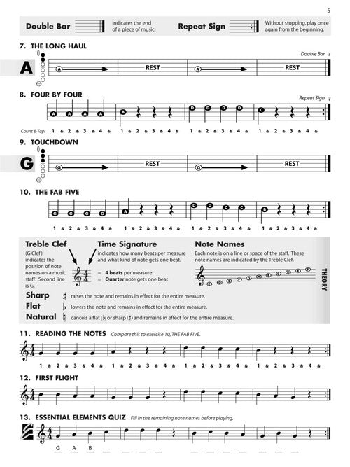 Essential Elements for Band - Eb Alto Saxophone Book 1 with EEi