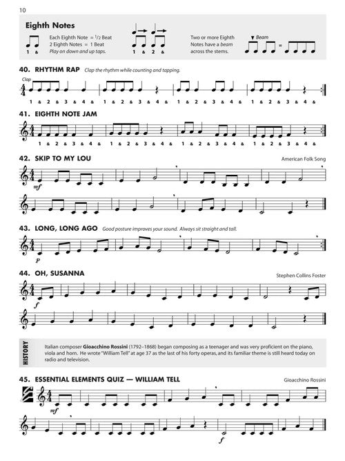 Essential Elements for Band - Bb Trumpet Book 1 with EEi