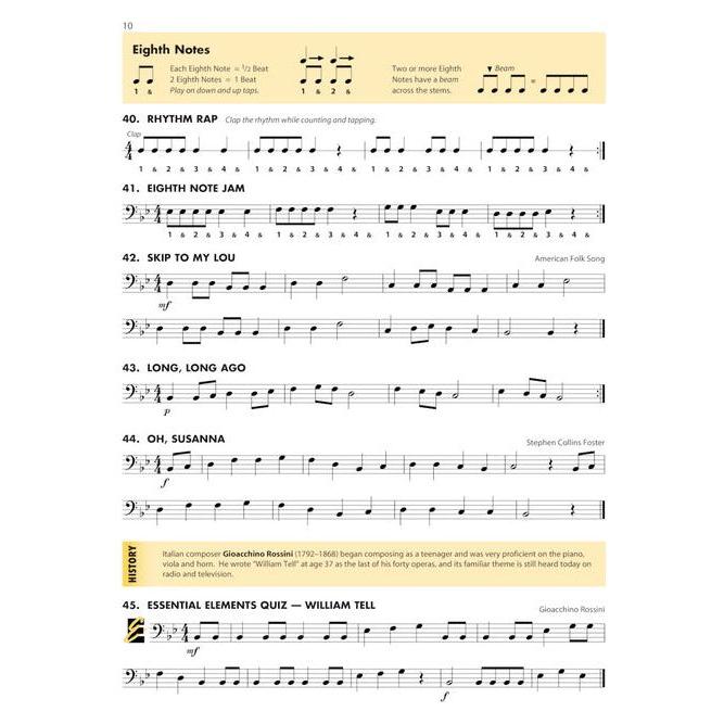 Essential Elements for Band - Electric Bass Book 1 with EEi