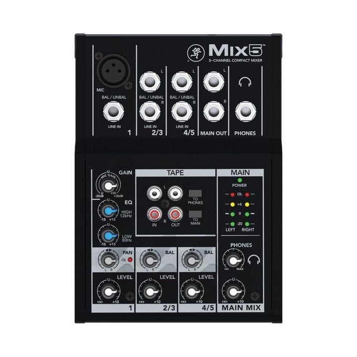 Mix5 5-Channel Compact Mixer