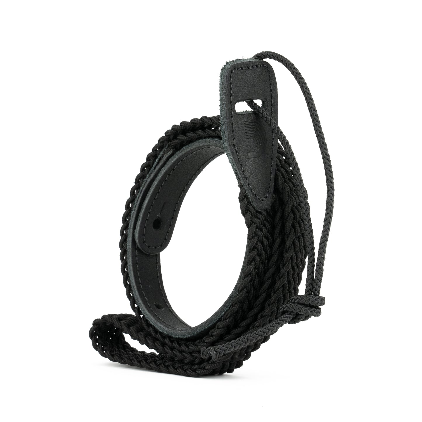 D'Addario 1" Braided Mandolin Strap - Black
