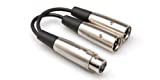Hosa Y Cable XLR3F To Dual XLR3M 6 In