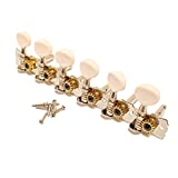 Classical Guitar Tuning Machines, nickel w/ butterflies