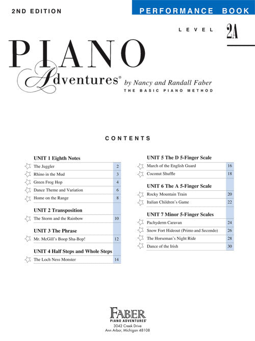 Level 2A - Performance Book - 2nd Edition