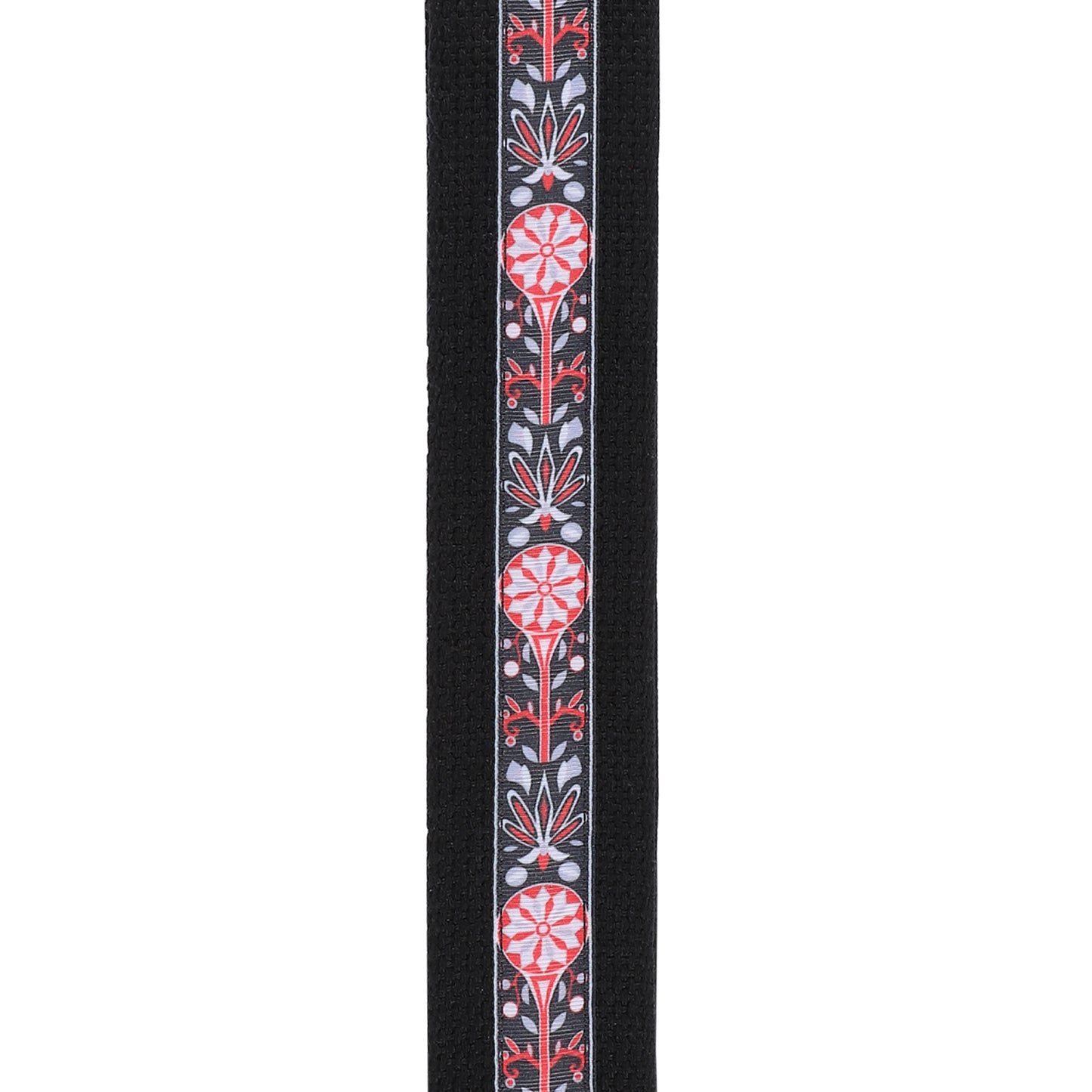 D'Addario Deluxe Cotton Guitar Strap, Black