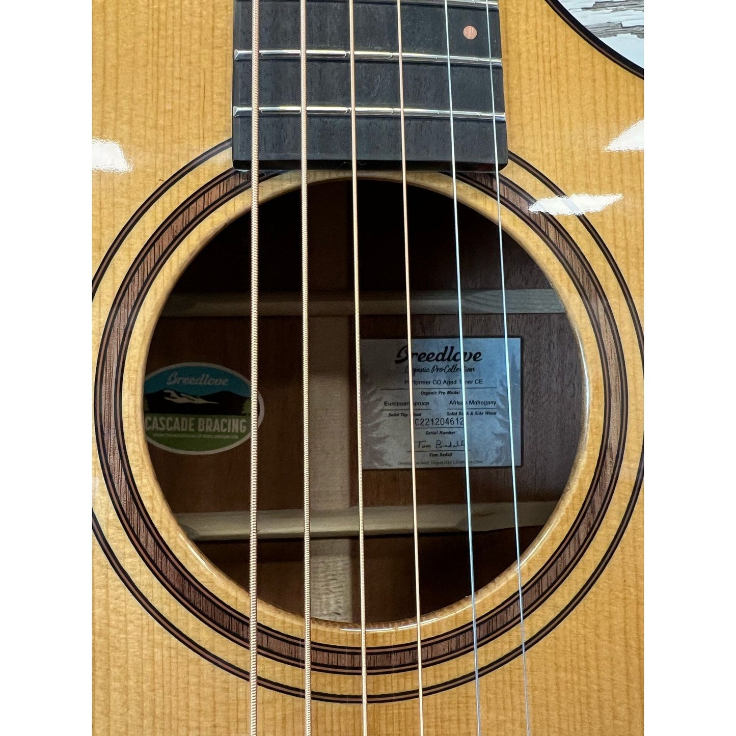Breedlove Performer Pro Concerto Aged Toner CE, European spruce