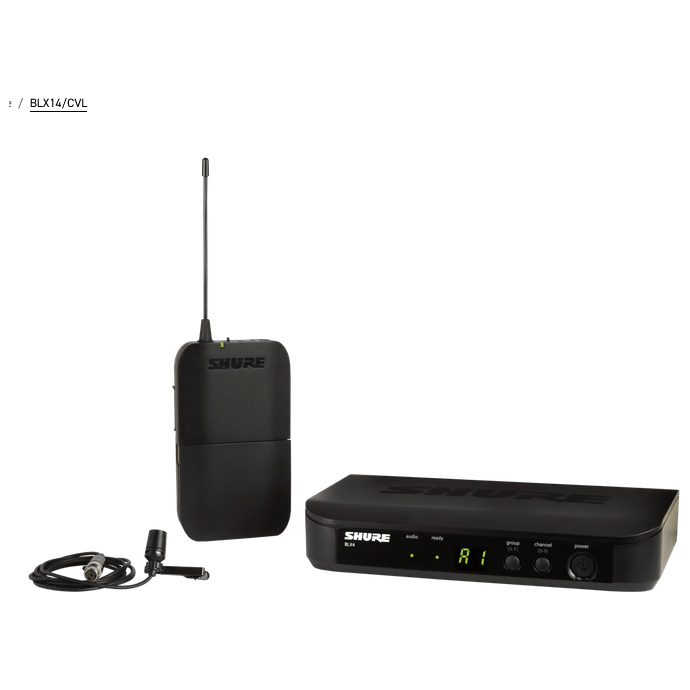 BLX14/CVL - Lavalier Wireless System w/CVL Mic