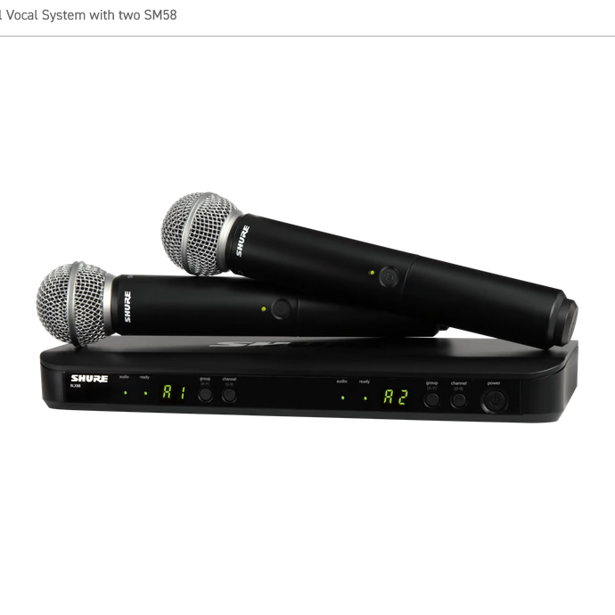 BLX288/SM58 Dual SM58 Vocal System - H10