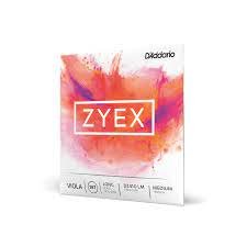 D'Addario Zyex Viola String Set, Long Scale, Medium Tension