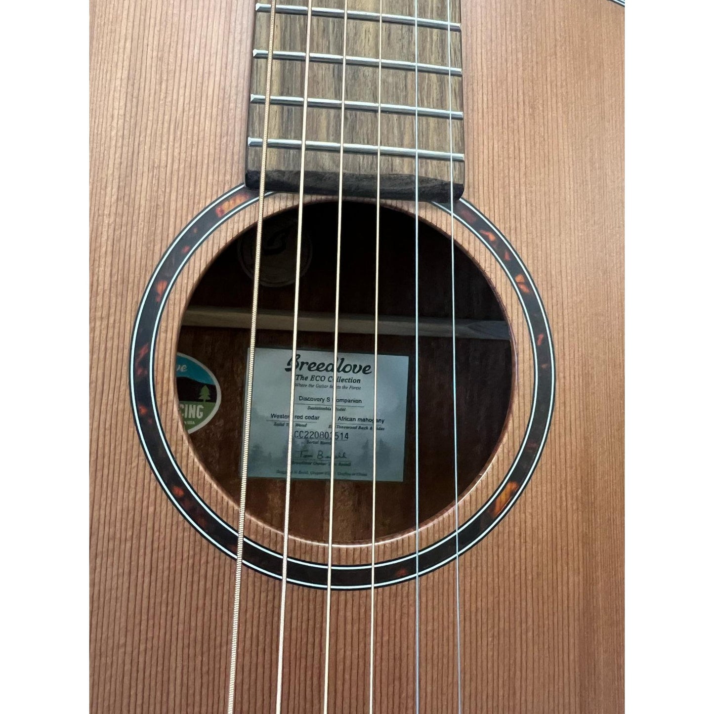 LIKE NEW Breedlove Discovery Companion, Natural