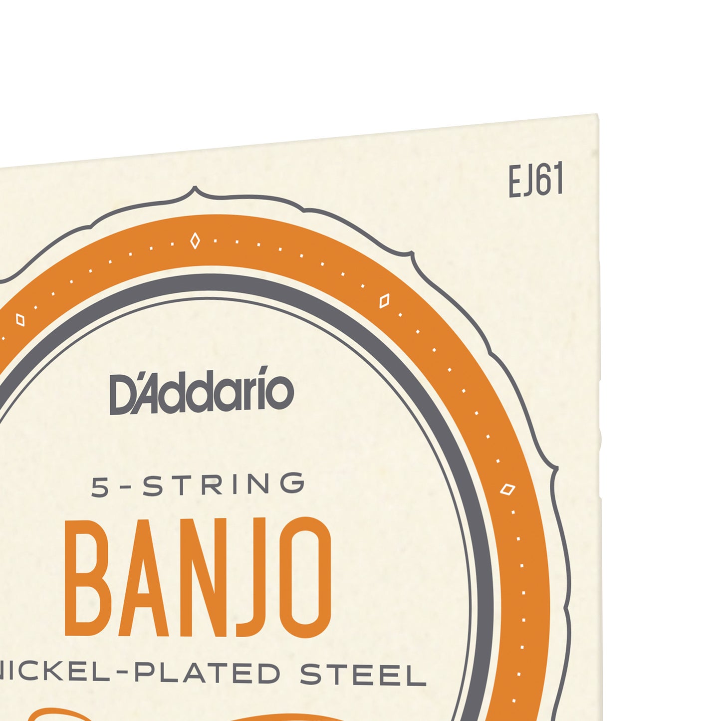 D'Addario EJ61 5-String Banjo Strings, Nickel, Medium 10-23