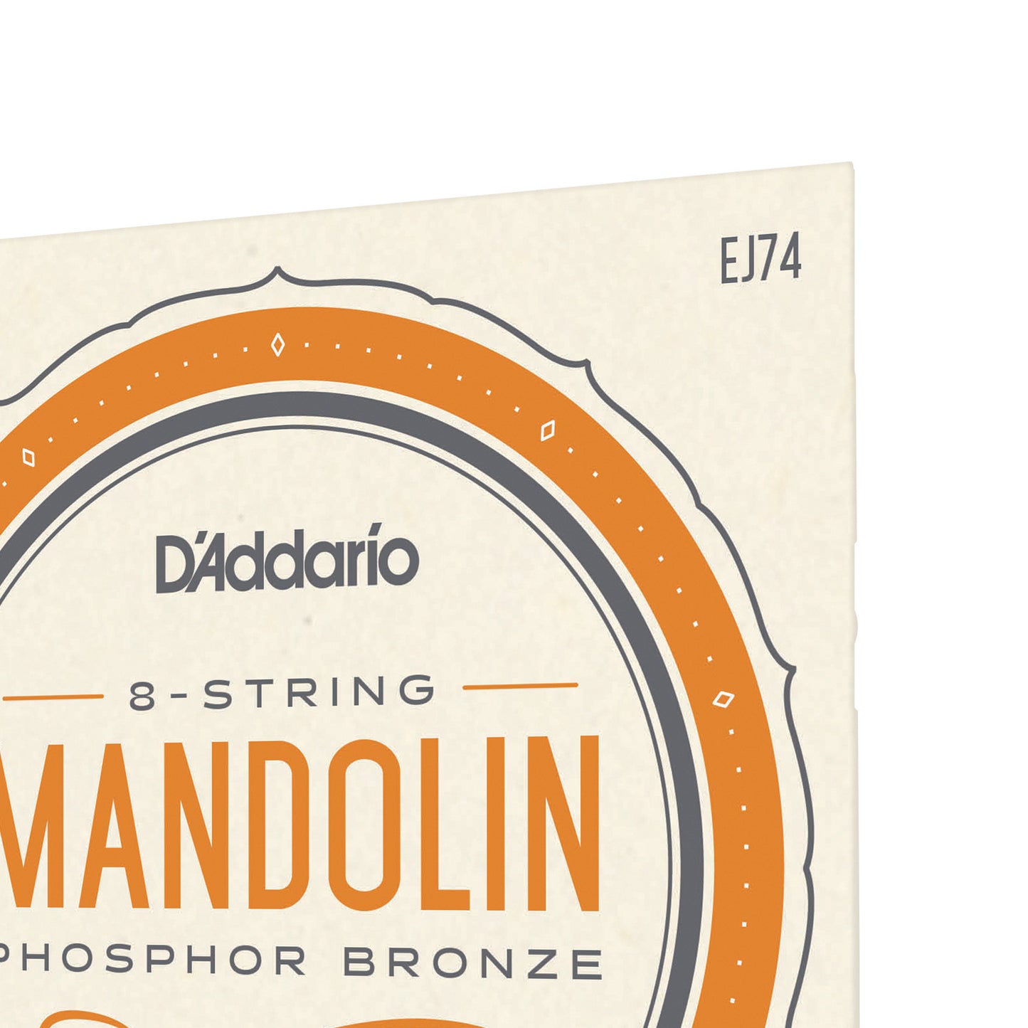 D'Addario EJ74 Mandolin Strings, Phosphor Bronze, Medium, 11-40