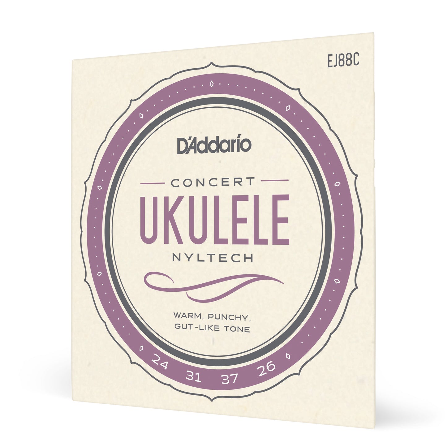 D'Addario EJ88C Nyltech Ukulele Strings, Concert