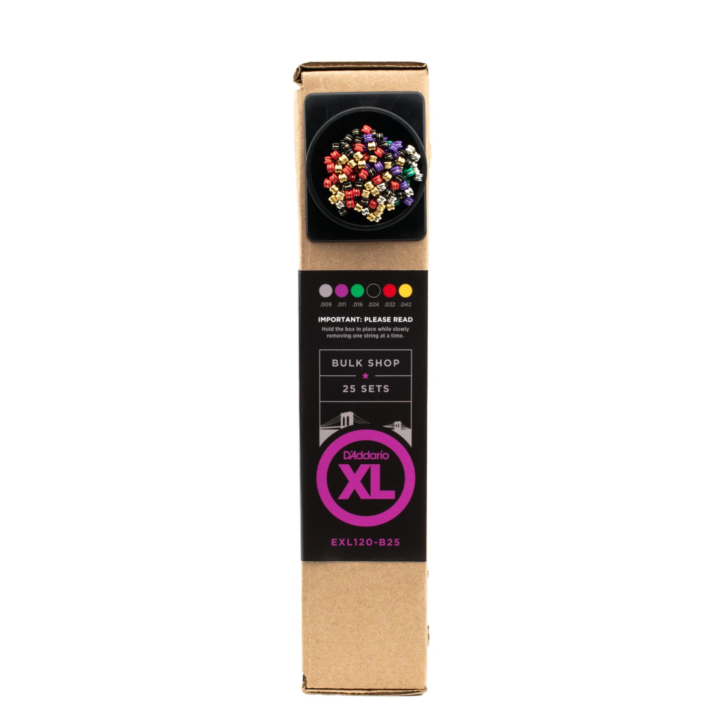D'Addario EXL120-B25 Nickel Wound Electric Guitar Strings, Super Light, 09-42, 2...
