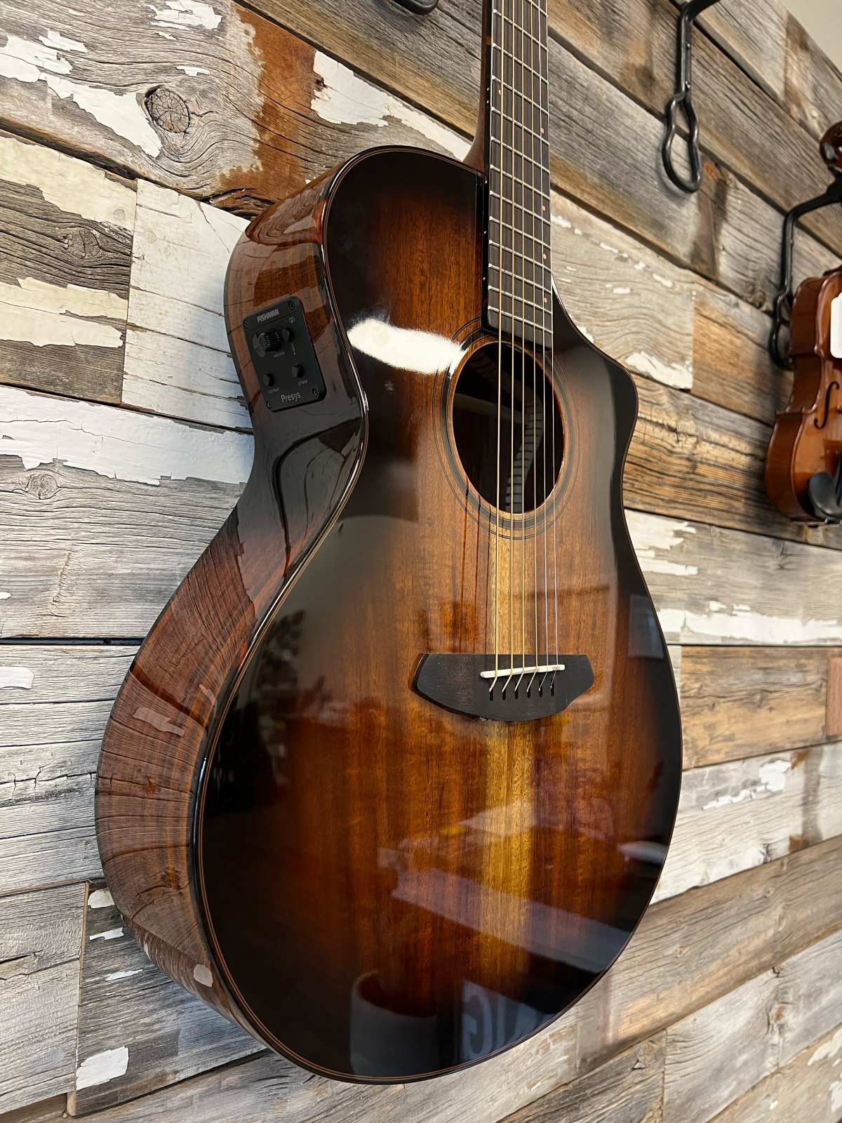 Breedlove Pursuit Exotic S Concert Edgeburst CE, Koa