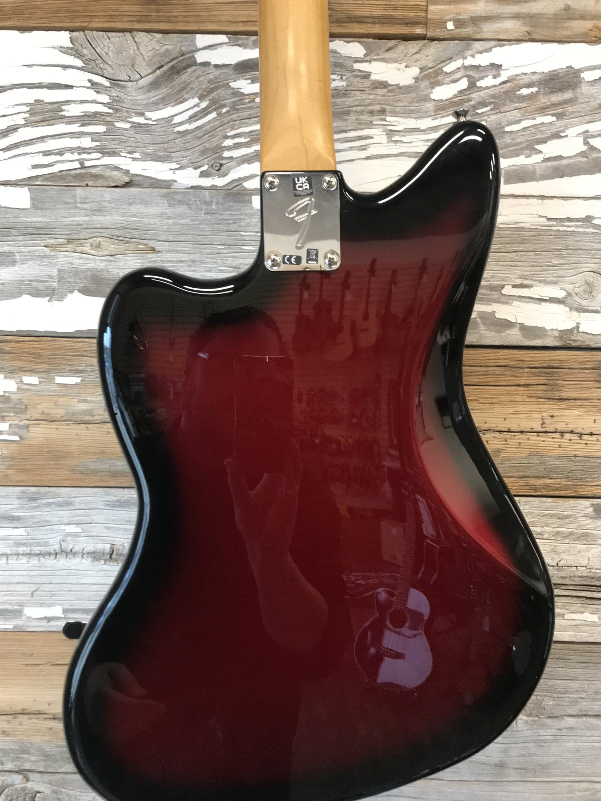 LIKE NEW Fender Gold Foil Jazzmaster Electric Guitar - Candy Apple Burst