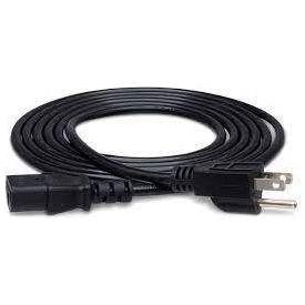 Hosa Power Cord IEC C13 To NEMA 5-15P 8 Ft
