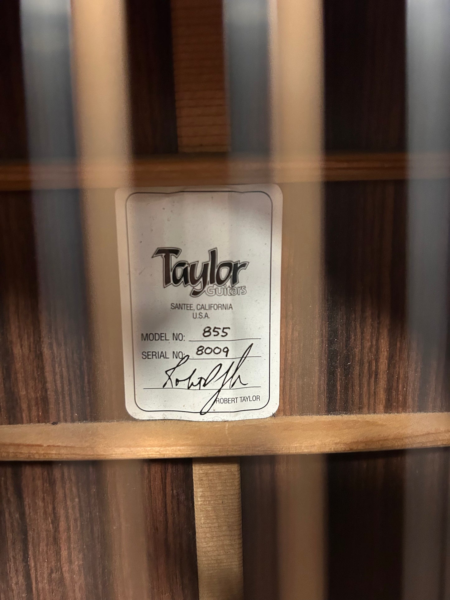 Used 1989 Taylor 855 12-String with hard case