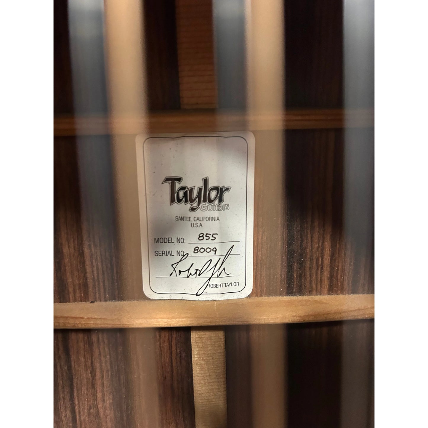 Used 1989 Taylor 855 12-String with hard case