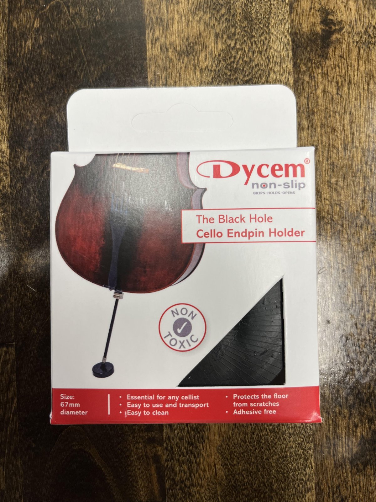 Dycem The Black Hole - cello endpin holder