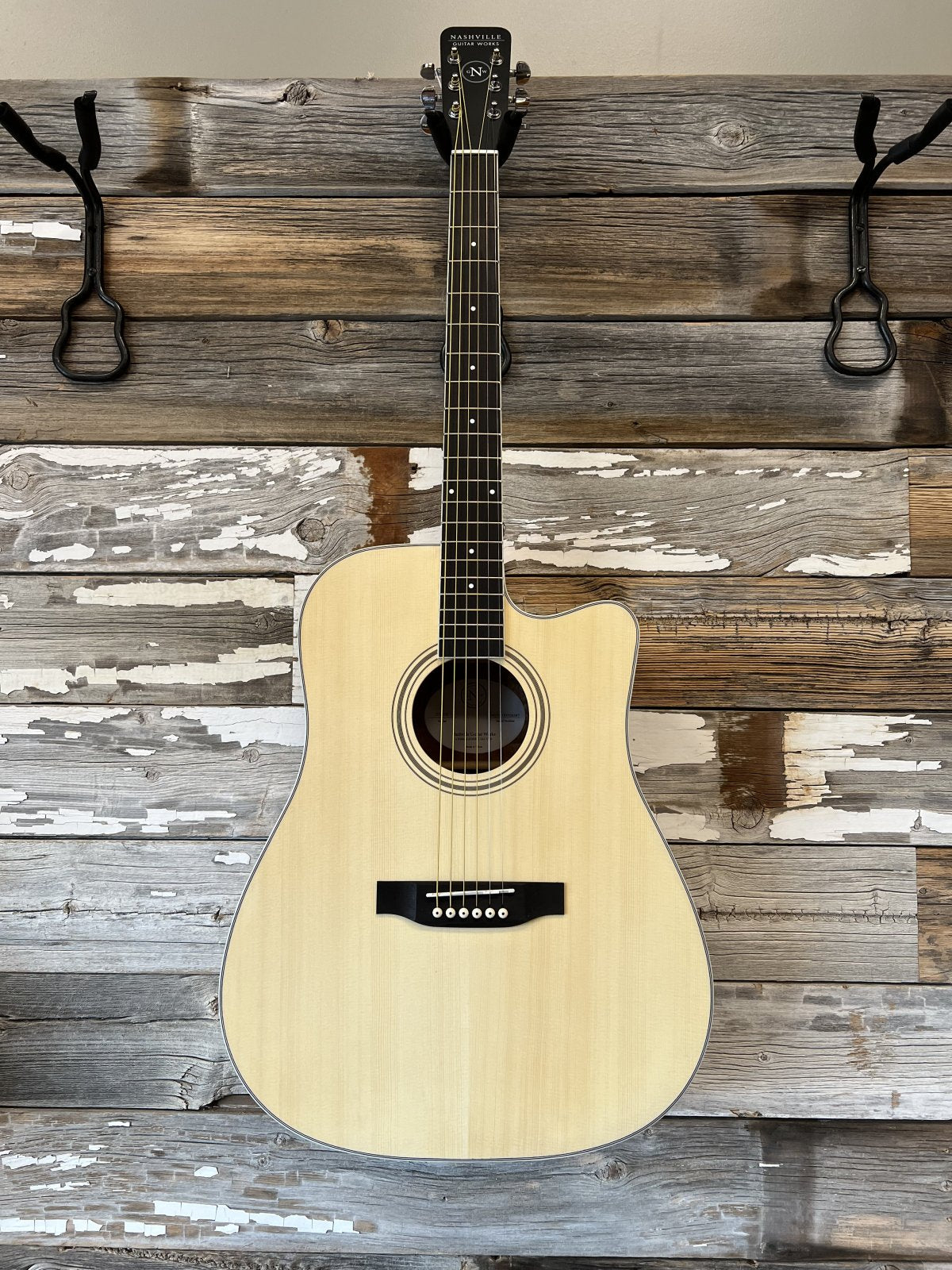 NGW Dread Cutaway Guitar, Natural