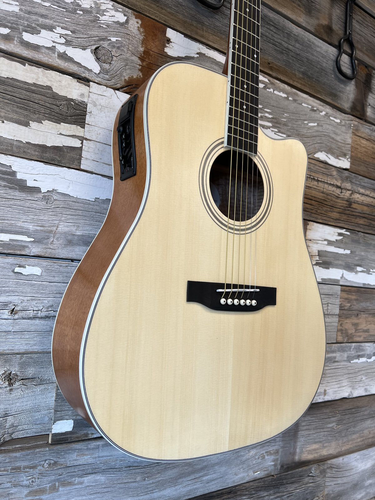 NGW Dread Cutaway Guitar, Natural