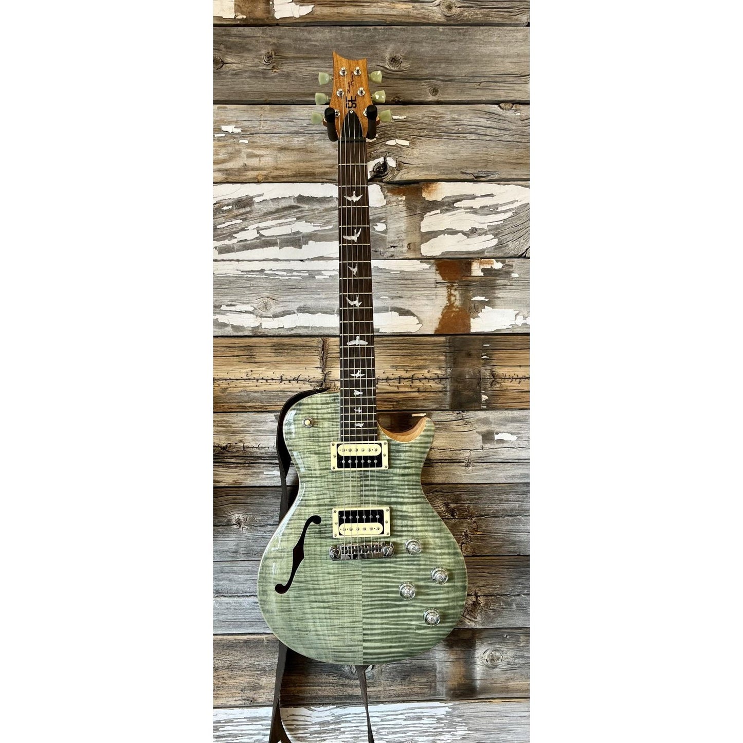 Used PRS SE Zach Myers Electric Guitar - Trampas Green - w/strap and gig bag