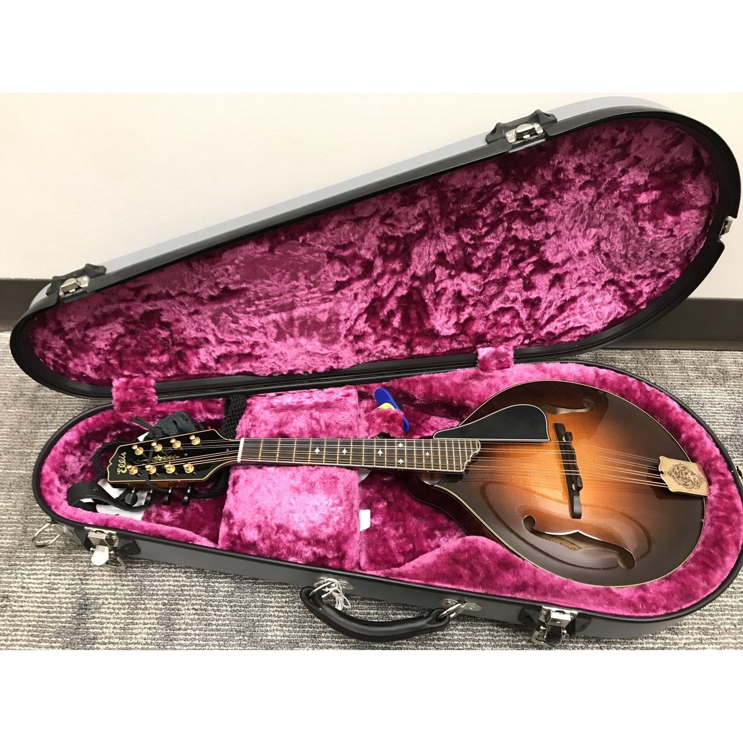 Ellis A-5 Reserve Mandolin with Engraved James Tailpiece w/deluxe branded hard case