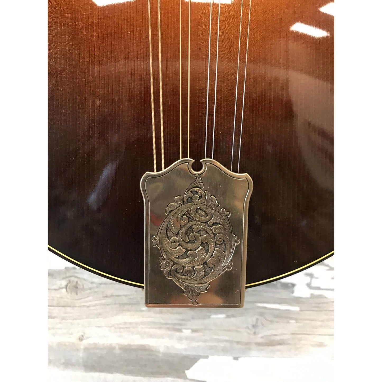Ellis A-5 Reserve Mandolin with Engraved James Tailpiece w/deluxe branded hard case