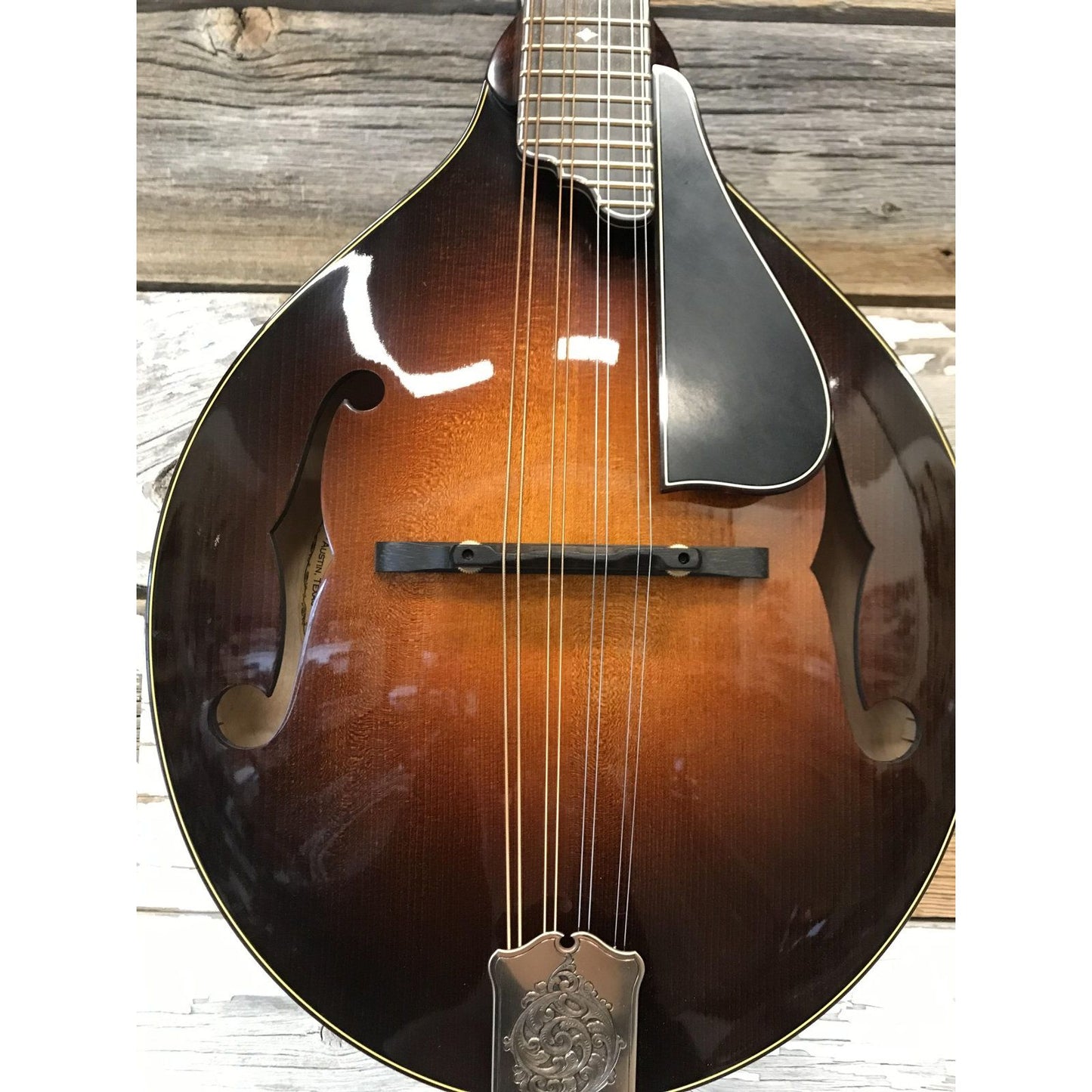 Ellis A-5 Reserve Mandolin with Engraved James Tailpiece w/deluxe branded hard case
