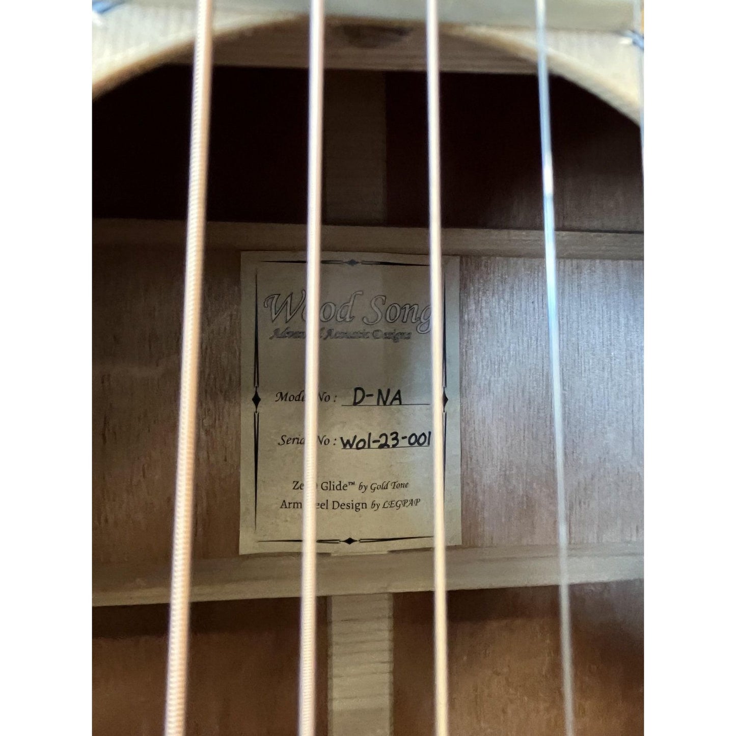 Wood Song D-NA Dreadnought Acoustic Guitar w/ gig bag