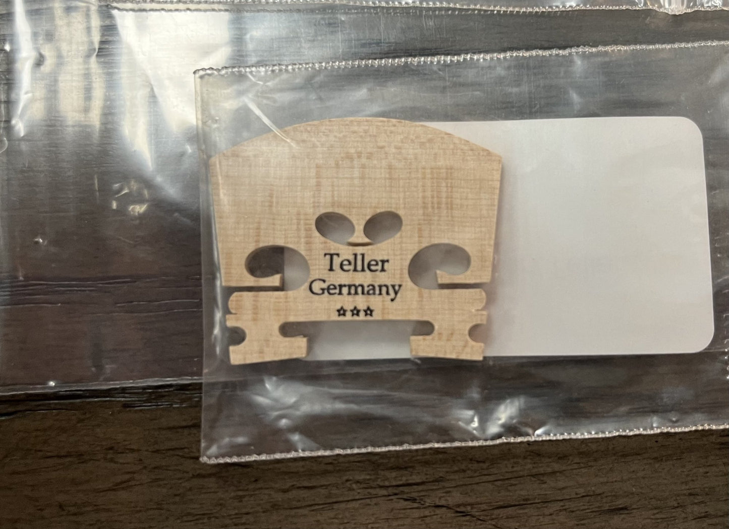 Bridge,3/4 Vln,Teller ***,eb U,un