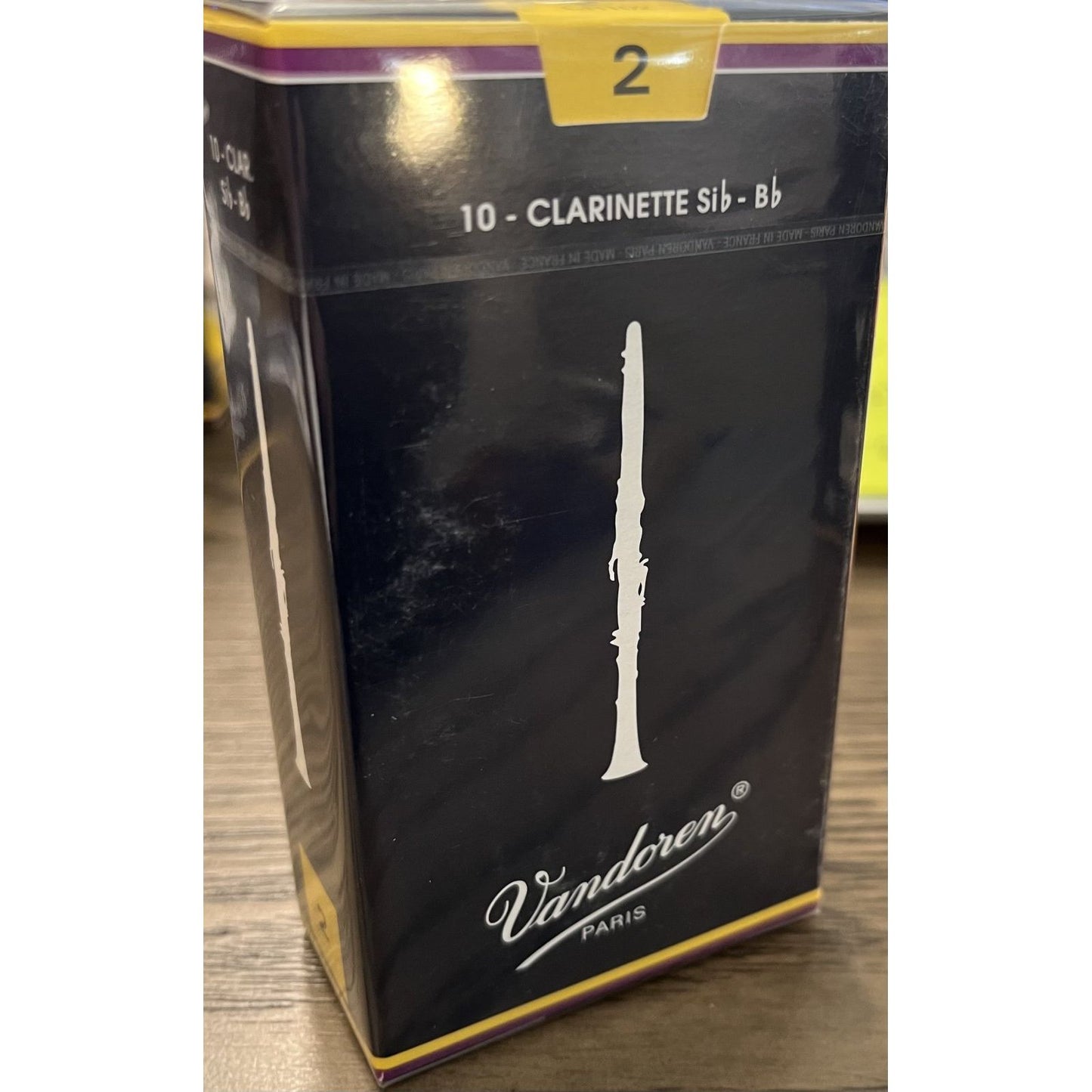 Vandoren Bb Clarinet Reed, #2; single