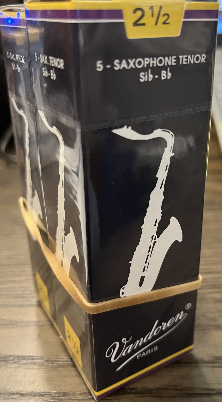 Vandoren Tenor Sax Reed, #2.5, single