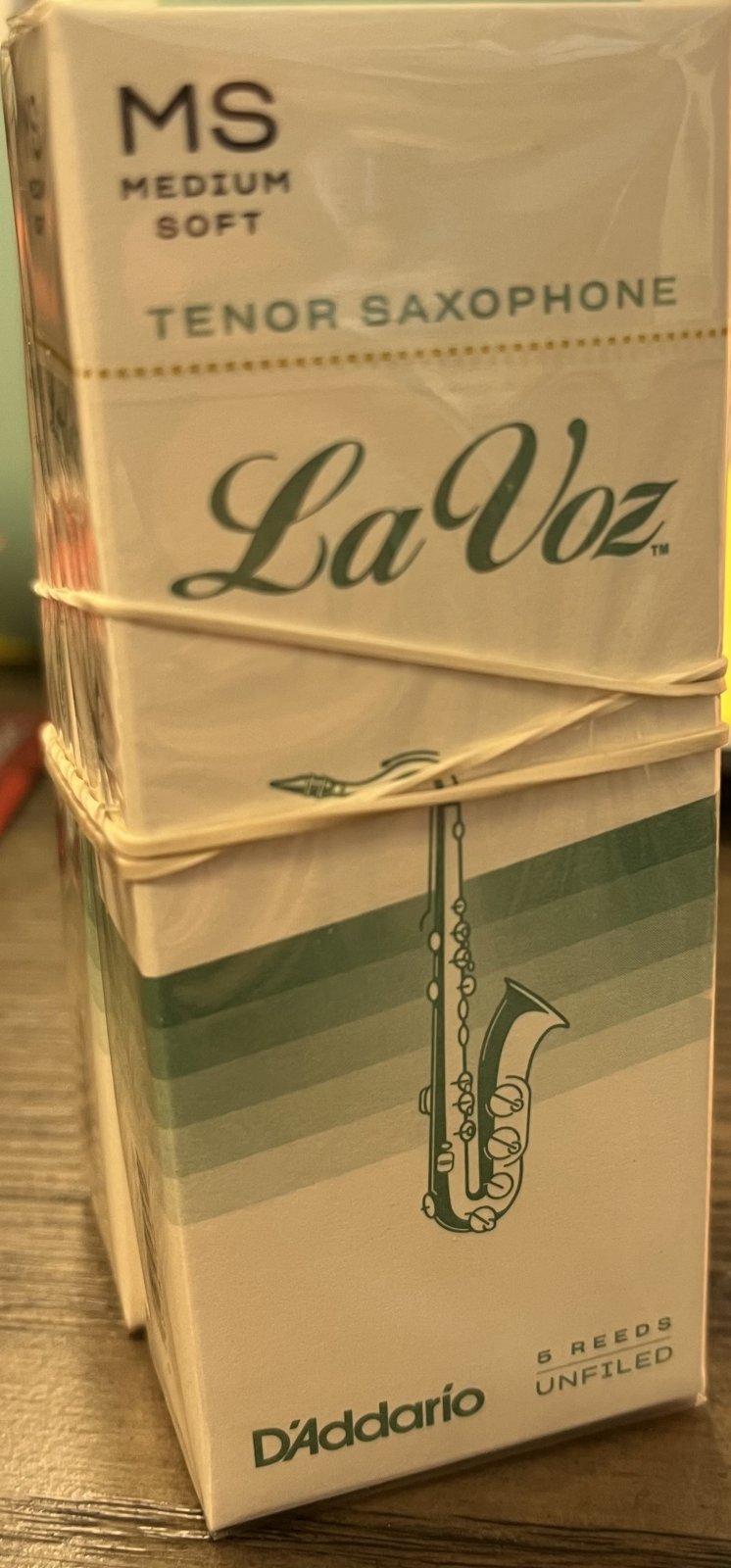 La Voz Tenor Sax Reeds, MS, Single