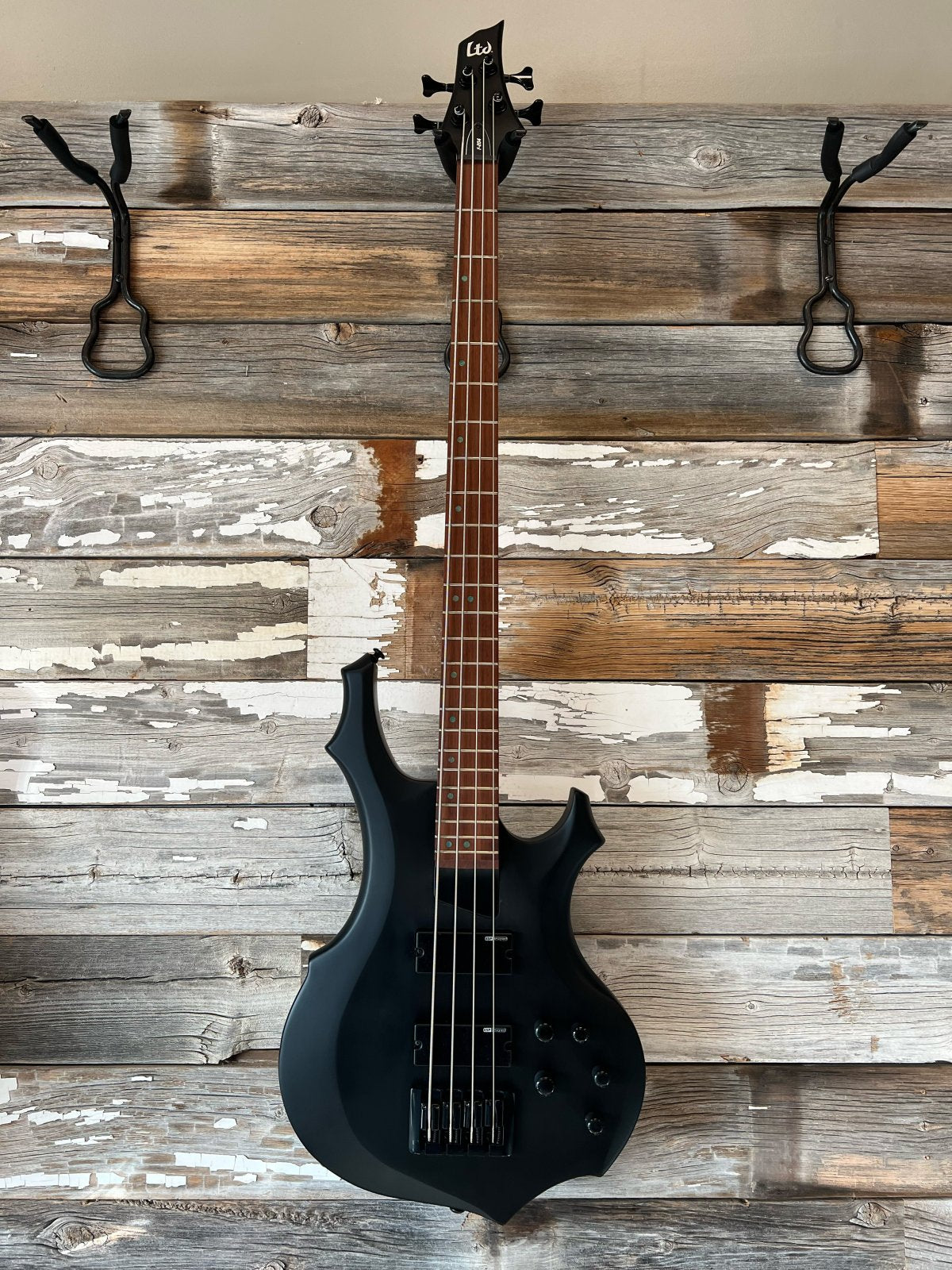 Like New - ESP LTD F-204 Electric Bass- black satin (b-stock)
