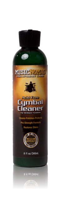 Music Nomad Cymbal Cleaner - Acid Free Cleaner, Polisher, Protectant For Brilliant Finishes