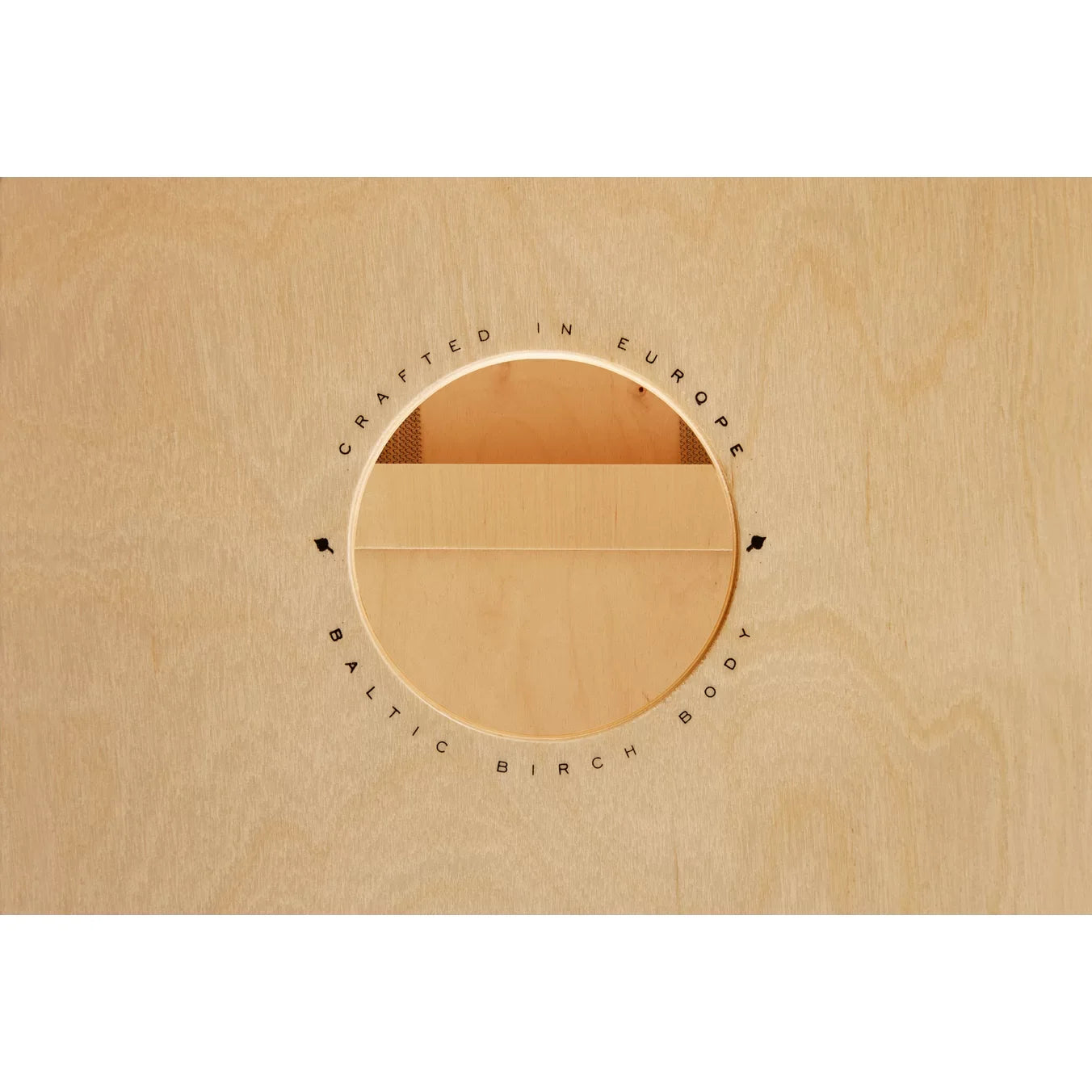 Meinl Snarecraft Cajon Natural - Burlwood Front