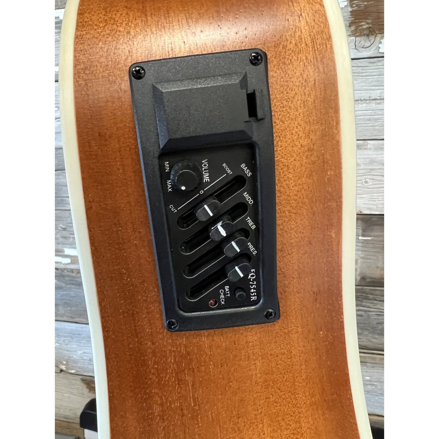 NGW Dread Cutaway Guitar, Edgeburst