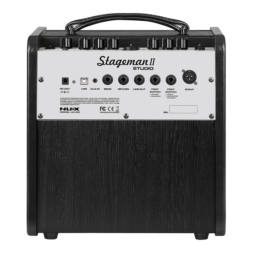 NUX AC-60 Acoustic Guitar Amplifier 60W