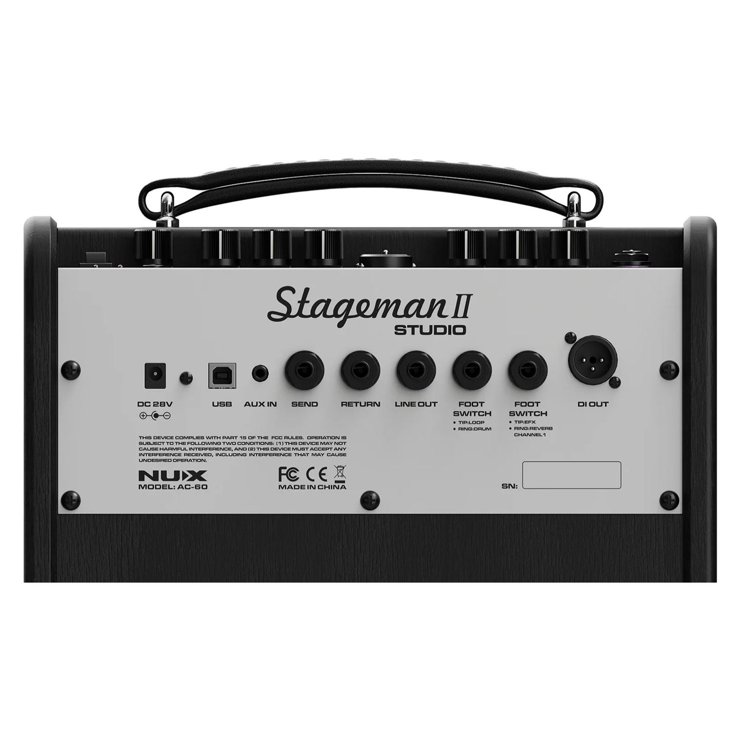NUX AC-60 Acoustic Guitar Amplifier 60W