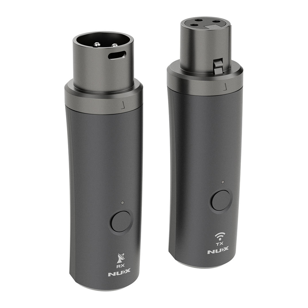 NUX B-3RC Rechargeable Wireless Microphone System with Battery Case