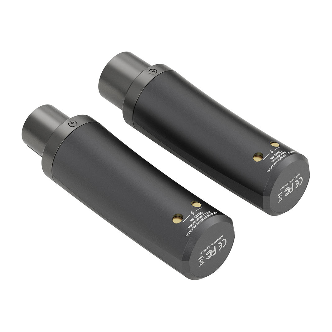 NUX B-3RC Rechargeable Wireless Microphone System with Battery Case